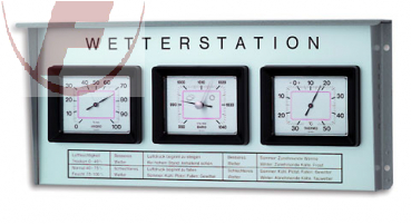 Analoge Aussen-Wetterstation, ALu Hammerschlag