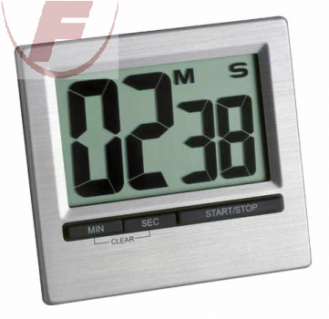 Digitaler Timer und Stoppuhr mit Aluminium-Front - 38.2013