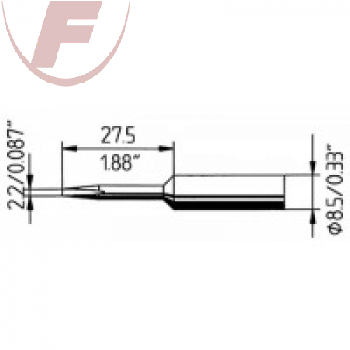 Lötspitze 832KD für Ersa Multi-Pro; Multi-TC