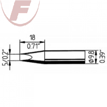 Lötspitze 832VD für Ersa Multi-Pro; Multi-TC