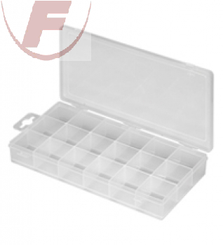 Plastikleerbox mit 18 Fächer