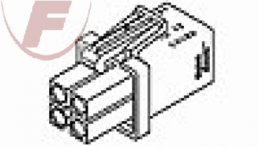 AMP172167-4, Steckgehäuse 4polig 2-reihig Mini-Universal-Mate N-Lok