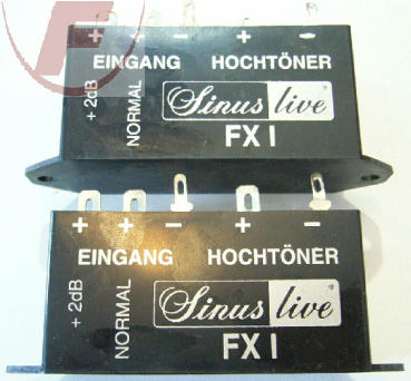 FX1, 2-Weg Frequenzweiche, 4 Ohm