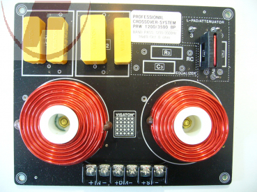 PRW12003500, Profi-Frequenzweiche, 1200/3500 Hz, 8 Ohm