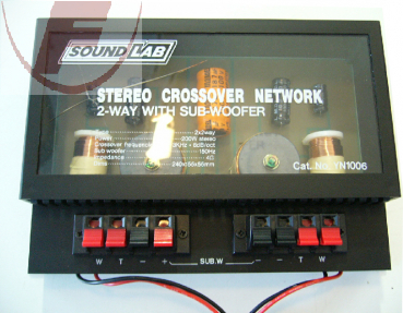 HW2, 2-Weg Frequenzweiche, 4 Ohm - SoundLab