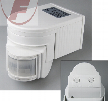AP Bewegungsmelder 180° IP44, 1-1000W, 3-Draht, weiß - "CBM"