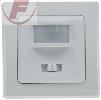 DELPHI Bewegungsmelder, 160°, UP, weiß 250V~, 400W, inkl. Rahmen, LED geeignet