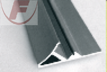 Lichtprofil 45° Aluminium-Profil 2m 30x10 Alu-Elox.
