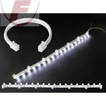 0,3m LED-Stripe, 12 V DC/120 mA (18 LEDs), blau, flexibel