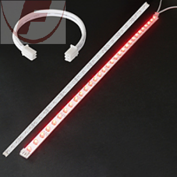 0,375m LED-Stripe, 12 V DC/200 mA (30 LEDs), rot, starr