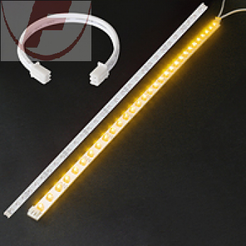 0,375m LED-Stripe, 12 V DC/200 mA (30 LEDs),gelb, starr