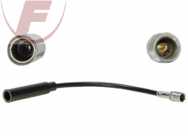 AM/FM Antennenadapter Universal, Schraubanschluss Stecker auf DIN Buchse, 130 /