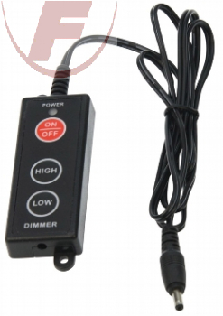 Stufenloser Dimmer für Unterbauleuchten 24V, max. 36W, 3,5mm DC Anschluss