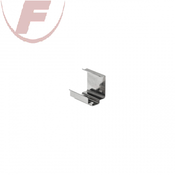 GLENOS Montagefeder für Eck-Profil 2720 edelstahl, 2 Stück