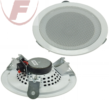 Einbaulautsprecher "CTE-18w", weiß Ø 179mm, 80 Watt, 8 Ohm