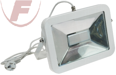 LED-Fluter SlimLine 50Watt, IP44, 3800lm, 4200K, 120°, weiß - "CTF-SL50W"