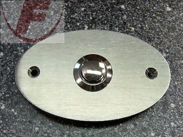 UP Kontaktplatte Edelstahl  V2A 50x80mm, Edelstahl matt