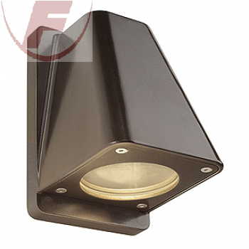 WALLYX GU10 Wandleuchte, antikbronze, max. 50W, IP44