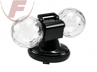 LED Lichteffekt "Party Double-Ball RGB" Netzbetrieb