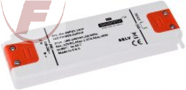 LED-Trafo 230V auf 12V=, 0,5-20 Watt Ein 180-240V, Super SlimLine
