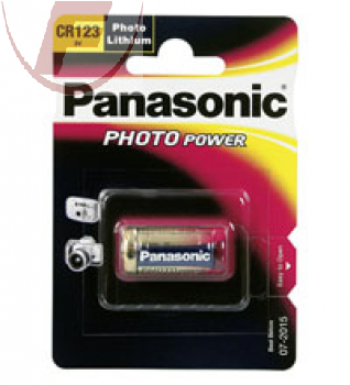 CR123, 3 Volt Lithium Photo Batterie - Panasonic