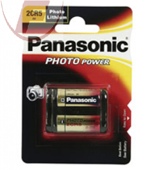 2CR5, 6 Volt Lithium Photo Batterie - Panasonic