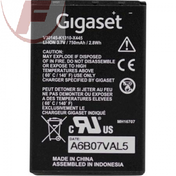 Ersatzakku Gigaset SL400,450,750, 4, 3,7V 750mAh