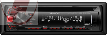 GKE-KDCDAB35U - KENWOOD KDC-DAB35U MP3-Radio mit DAB und USB