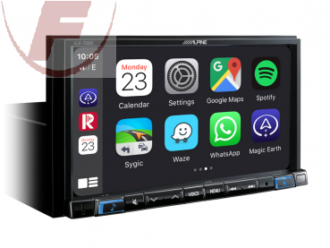 iLX-702D, für 1-Din-Schacht, mit 7"Monitor