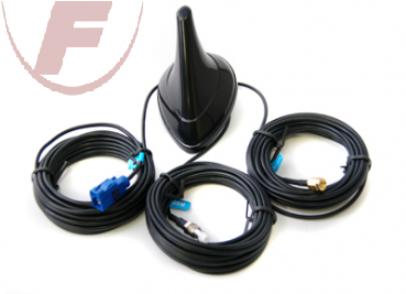 Dachantenne GPS/Navi aktiv, GSM / UMTS - WLAN (bluetooth)