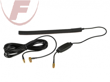 DAB+ Glasklebeantenne intern Rubber