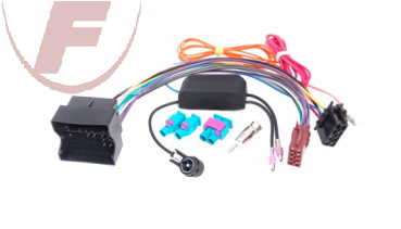 Adapterkabel ISO auf Quadlock (Fakra) Adapterkabel fahrzeugspezifisch mit Antenn