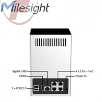 ISIS-MS-N1009-UPT-2TB Milesight Recorder (Mini-NVR) für IP-Kameras