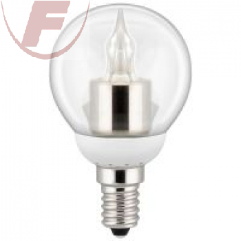 E14 LED-Globe, 3,5Watt, 210lm, 2700K, 300°, Kristall, dimmbar