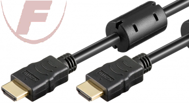 High-Speed-HDMI™-Kabel mit Ethernet (Ferrite) 10m - Goobay Version 1.4