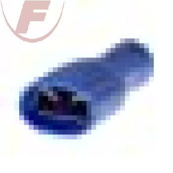 Flachsteckhülse 6,3mm mit PVC-Vollisolation, blau 1,5-2,5 mm², 10Stück
