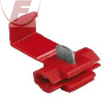 Klemmverbinder mit PVC-Isolation  0,5-1 mm²,  rot 100 Stück