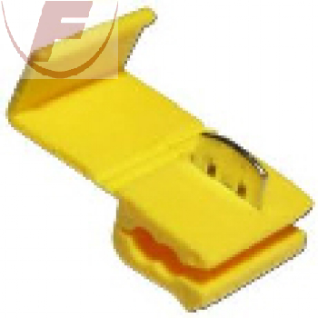 Klemmverbinder mit PVC-Isolation  4-6 mm², gelb