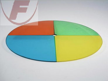 Farbscheibe für PAR-36 ohne Motor, 4-farbig