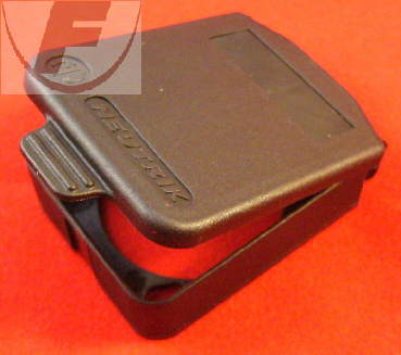 Neutrik SCDX-1/SW, Dichtklappe für alle D-Form Einbaubuchsen