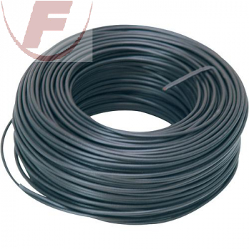 H07V-K 1x1,5 mm², PVC-Litze schwarz - 100m Ring -