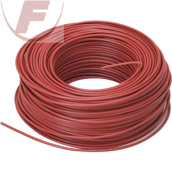 H07V-K 1x1,5 mm², PVC-Litze rot - 100m Ring -