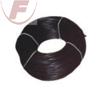 H05VV-F 2x0,75mm² PVC-Schlauchleitung schwarz - 100m Ring - (NYMHY)