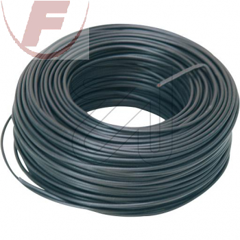 H05VV-F 3x1mm² PVC-Schlauchleitung schwarz - 100m Ring - (NYMHY)