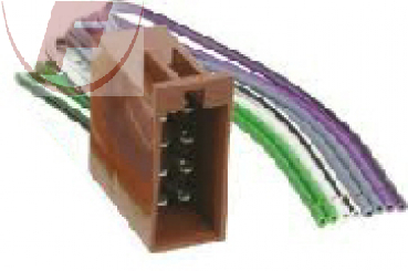 ISO-Stecker für Lautsprecher / blanke Enden