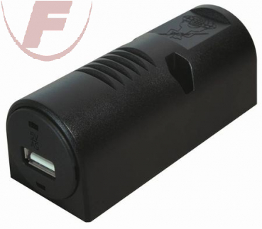 USB-Aufbausteckdose 12Vdc / 5Vdc 1A integr.