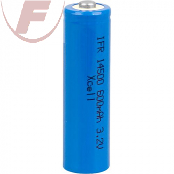 IFR 14500 LiFePO4 Akku 600mAh 3,2Volt, 144886 XCell