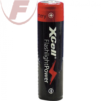 Li-Ion-Akku 18650, 3,7V, 2600mAh, XCell139353,  Maße Ø18x69mm