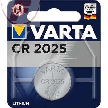 CR2025, Lithium-Knopfzelle 3Volt VARTA