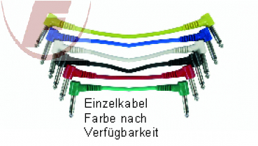 Mono-90°-Kli.stecker 6,3 / Mono-90°-Kli.stecker 6,3, 0,6m - Audiokabel